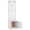 Hall Tree SANDENS White - Stylish & Functional Storage Unit