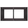 Stylish Planter Black 80x40x80 cm - Durable Cold-Rolled Steel