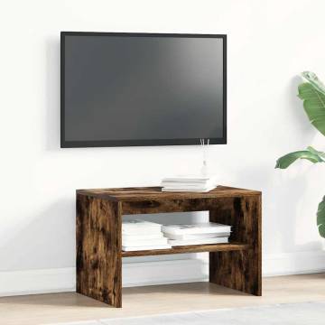 TV Cabinet Smoked Oak - Stylish & Functional | HipoMarket