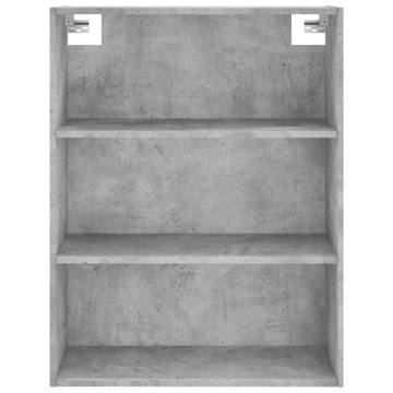 Stylish Highboard Concrete Grey - 69.5x34x180 cm | Hipomarket