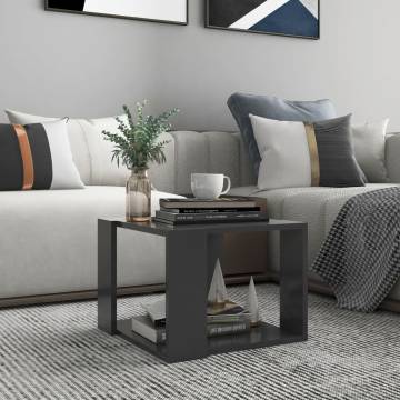 Stylish Grey Coffee Table - 40x40x30 cm | HipoMarket UK