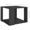 Stylish Grey Coffee Table - 40x40x30 cm | HipoMarket UK