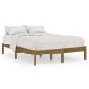 Solid Wood Super King Bed Frame - Honey Brown | HipoMarket