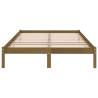 Solid Wood Super King Bed Frame - Honey Brown | HipoMarket