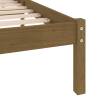 Solid Wood Super King Bed Frame - Honey Brown | HipoMarket