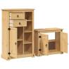 2 Piece Bathroom Furniture Set - Corona Solid Wood Pine