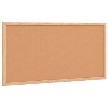 Cork Board with Solid Pine Frame - 60x30 cm | HipoMarket