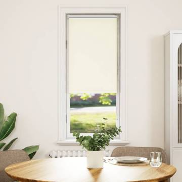 Roller Blind Blackout Off White 40x150 cm | Hipomarket UK