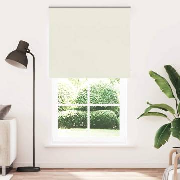 Roller Blind Blackout Off White 130x210 cm - Durable & Stylish