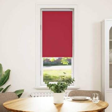 Red Roller Blind Blackout 45x150 cm | Stylish & Functional