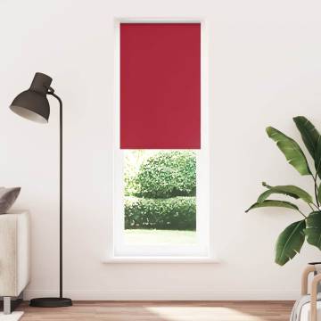 Red Blackout Roller Blind 65x210 cm | Durable & Stylish Design