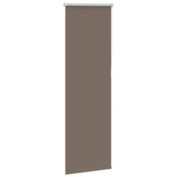 Roller Blind Blackout Coffee 40x130 cm - Durable & Stylish