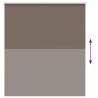 Roller Blind Blackout Coffee 120x130 cm - Hipomarket UK