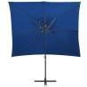 Cantilever Umbrella Azure Blue 250x250 cm - Stylish Shade