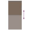 Roller Blind Blackout Coffee 95x230 cm - Durable & Stylish