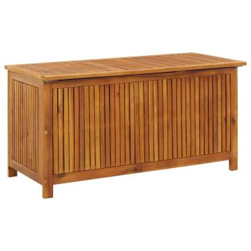 Garden Storage Box - Solid Acacia Wood | 113x50x58 cm