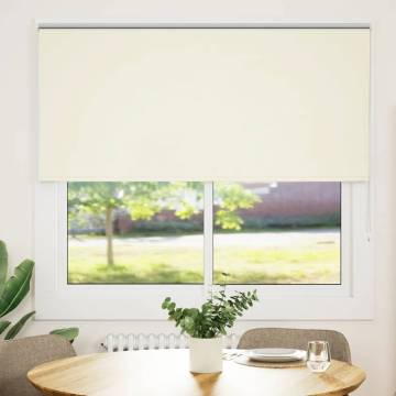 Roller Blind Blackout Off White 160x130 cm | Hipomarket UK