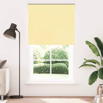 Roller Blind Blackout Yellow 125x210 cm - Durable & Stylish