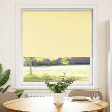 Yellow Blackout Roller Blind 90x175 cm - Durable & Stylish