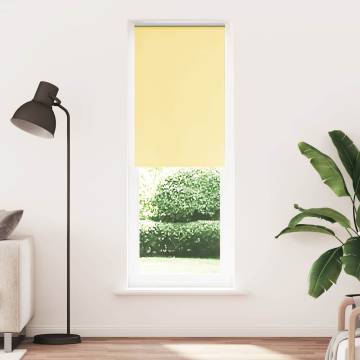 Yellow Blackout Roller Blind 65x210 cm | Stylish Privacy Solution