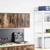 Garage Wall Cabinet Smoked Oak - Durable Engineered Wood Storage