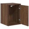 Garage Wall Cabinets 2 pcs - Brown Oak Engineered Wood