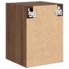 Garage Wall Cabinets 2 pcs - Brown Oak Engineered Wood