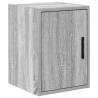 Garage Wall Cabinet Grey Sonoma - Durable Engineered Wood Storage