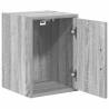 Garage Wall Cabinet Grey Sonoma - Durable Engineered Wood Storage