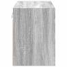 Garage Wall Cabinet Grey Sonoma - Durable Engineered Wood Storage