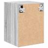 Garage Wall Cabinet Grey Sonoma - Durable Engineered Wood Storage