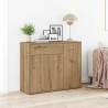  Sideboard Artisan Oak 88x30x70 cm Engineered Wood Colour artisian oak Quantity in Package 1 