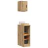 Garage Cabinets 2 pcs Artisan Oak Engineered Wood - Hipomarket