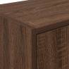 Garage Cabinets 2 pcs Brown Oak Engineered Wood - Hipo Market