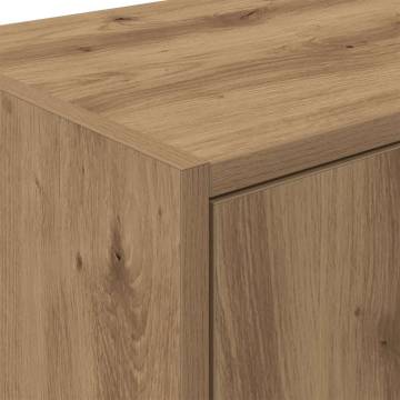 Garage Cabinets 2 pcs Artisan Oak | Durable and Spacious