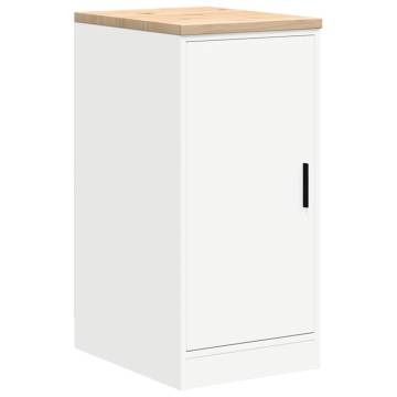 Premium 2 pcs White Garage Cabinets - Organise Your Space