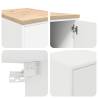 Premium 2 pcs White Garage Cabinets - Organise Your Space