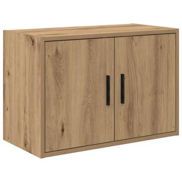 Artisan Oak Garage Cabinets - 2 pcs Durable Storage Solution