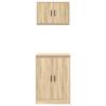 Garage Cabinets 2 pcs Sonoma Oak - Durable Storage Solution