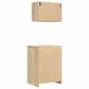 Garage Cabinets 2 pcs Sonoma Oak - Durable Storage Solution