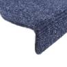 Self-Adhesive Stair Mats - 30 pcs Blue 56x17 cm | HipoMarket