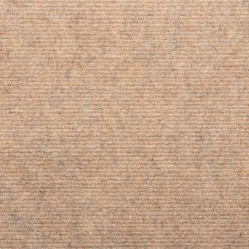 Self-Adhesive Stair Mats - 30 pcs Beige, 65x24.5 cm