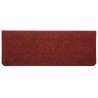 Self-Adhesive Stair Mats - 30 pcs Red | Hipomarket UK