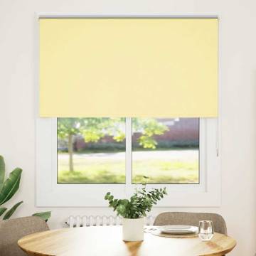 Yellow Blackout Roller Blind 140x130 cm - Stylish & Functional