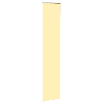 Yellow Blackout Roller Blind 40x230 cm | HipoMarket