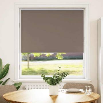 Roller Blind Blackout Coffee 110x130 cm | Hipomarket UK