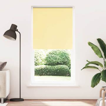 Roller Blind Blackout Yellow 90x210 cm - Stylish Privacy Solution