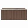 Metal Brown Garden Shed - 257x392x181 cm | HipoMarket