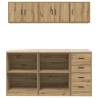 Garage Cabinets 6 pcs Artisan Oak - Durable Storage Solutions