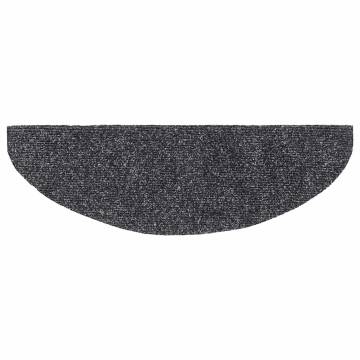 Stair Mats (20 pcs) Self-Adhesive Dark Grey - 65x21 cm